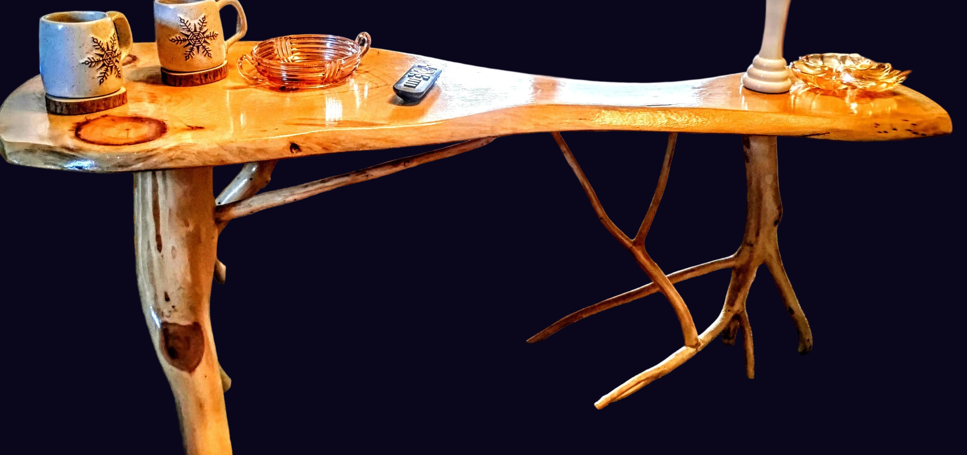 Handmade ADK-Style Solid Wood Coffee Table