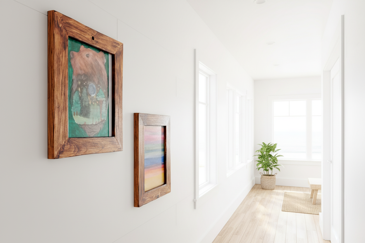 Timberveil 12.5" x 16.5" Solid Wood Photo Frame