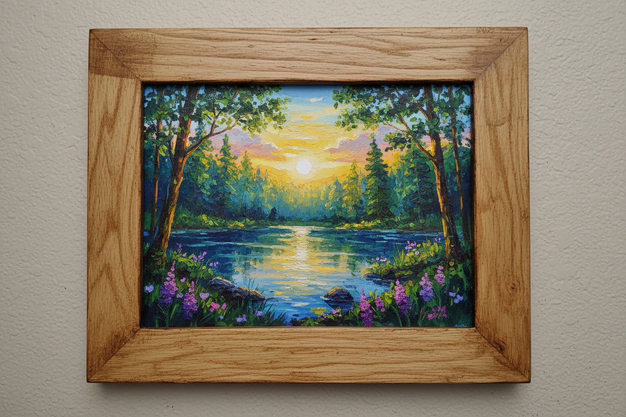 Timberveil 11×13.5 Handcrafted Wood Frame
