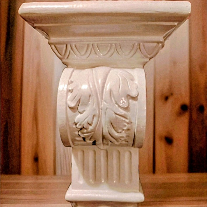 Ivory Manor Corbel Shelves — Pair