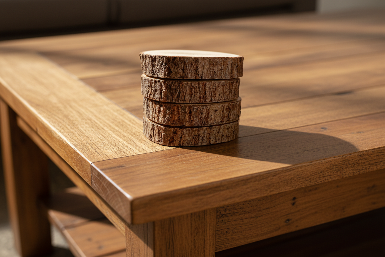 Moonlit Moon Phase Coaster Set