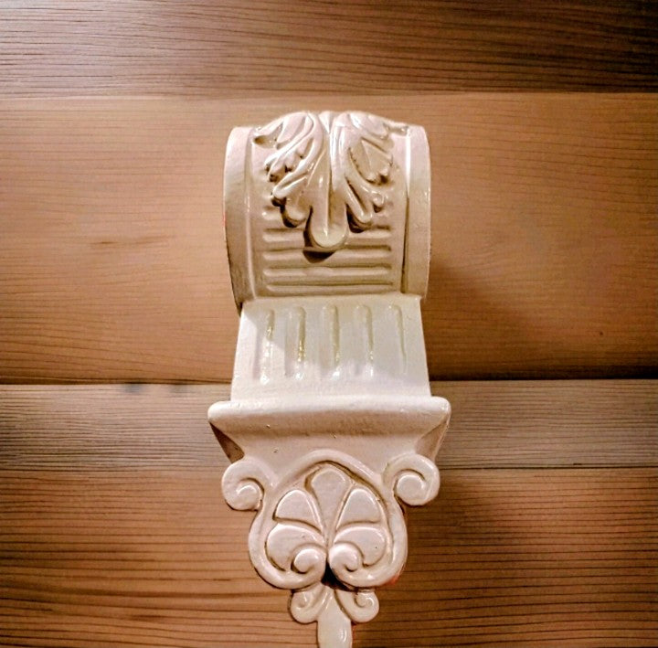 Ivory Manor Corbel Shelves — Pair