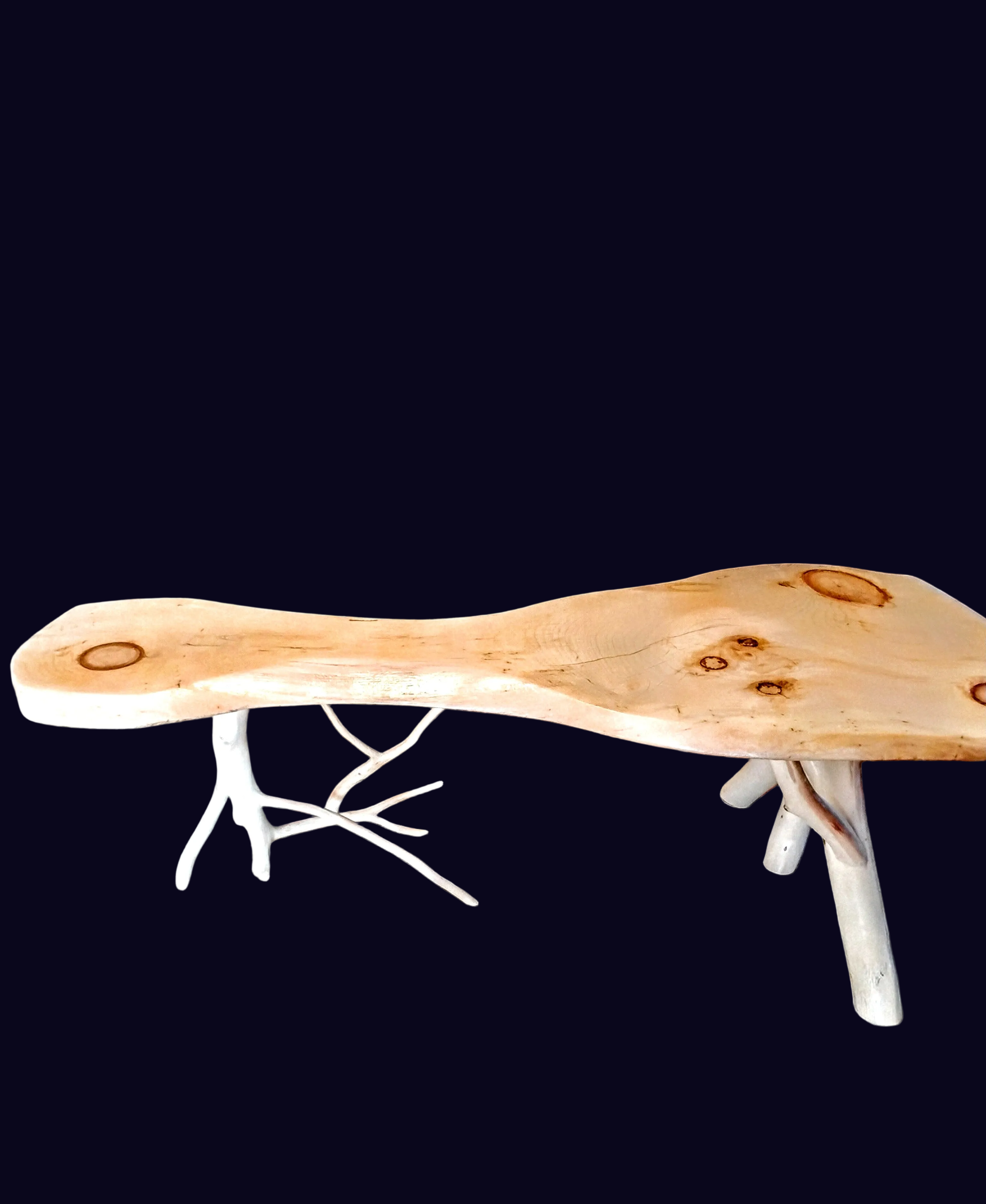 Handmade ADK-Style Solid Wood Coffee Table